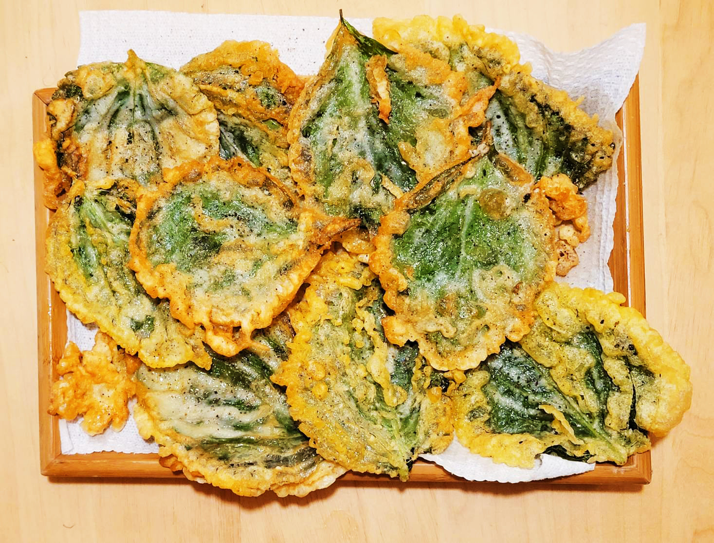 料理韓國芝麻葉
