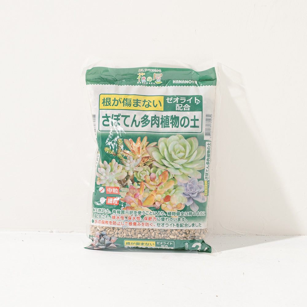 日本花之屋 |  多肉植物專用土 | 不爛根、高透氣配方 | 日本製