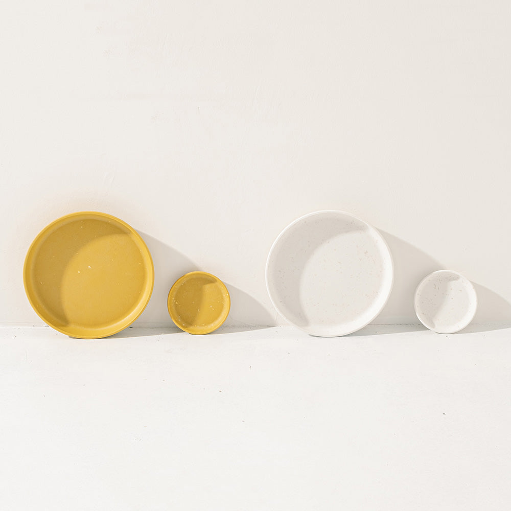 古紙彩色水盤 | 底座有腳 | 八幡化成 | 日本製