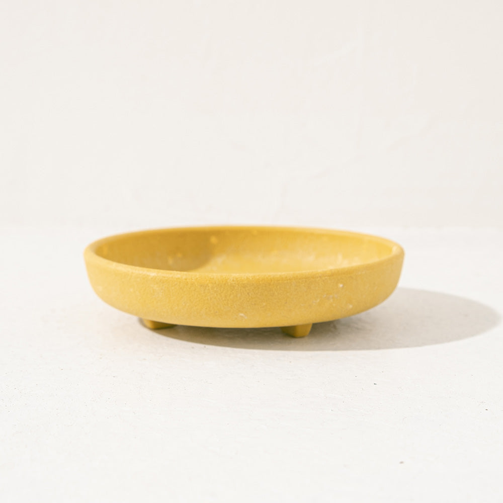 古紙彩色水盤 | 底座有腳 | 八幡化成 | 日本製