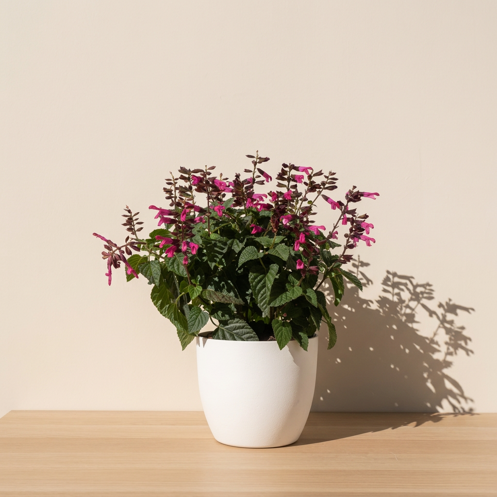 搖滾桃紅鼠尾草｜紅紅火火、熱情活力｜新手開花植物｜寵物友善｜陽光植物