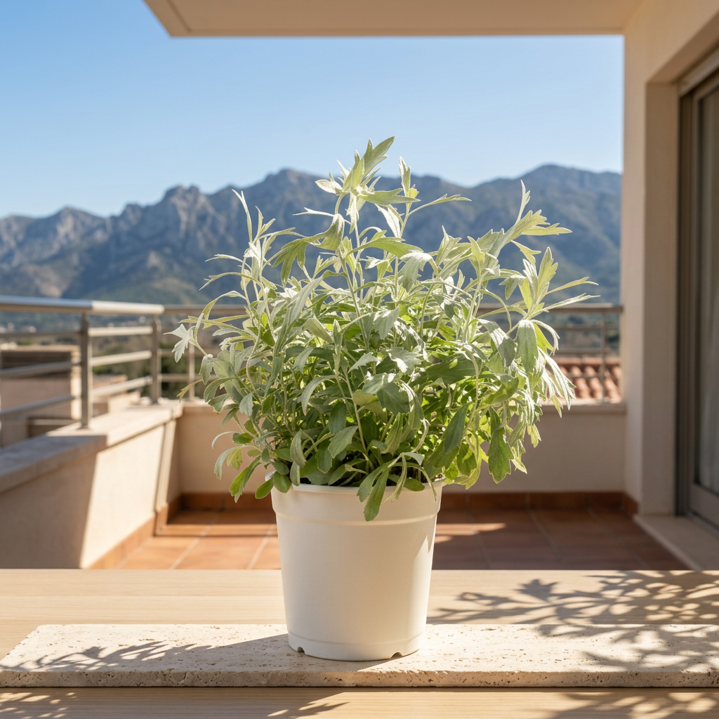 白鼠尾草｜銀艾｜加州植物｜淨化空氣避邪植栽｜陽光植物